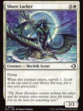 Shore Lurker (ECL-034) - Lorwyn Eclipsed Foil