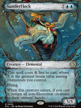 Sunderflock (Showcase) (ECL-309) - Lorwyn Eclipsed