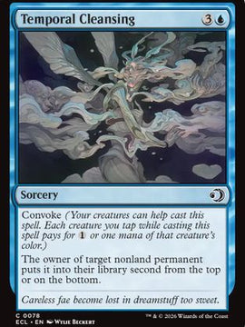 Temporal Cleansing (ECL-078) - Lorwyn Eclipsed Foil