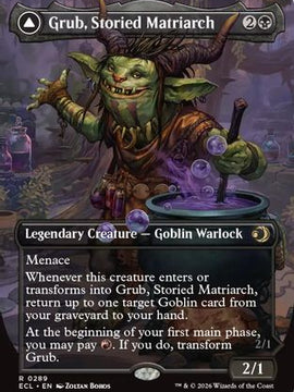 Grub, Storied Matriarch (Borderless) (ECL-289) - Lorwyn Eclipsed