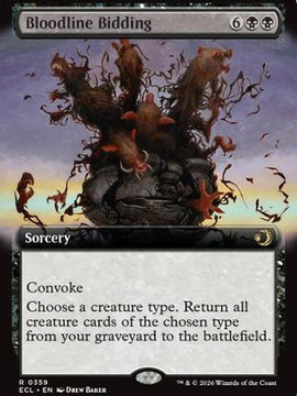 Bloodline Bidding (Extended Art) (ECL-359) - Lorwyn Eclipsed