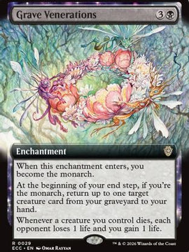 Grave Venerations (Extended Art) (ECC-029) - Commander: Lorwyn Eclipsed