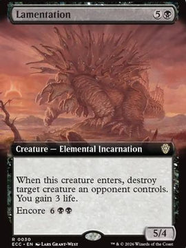 Lamentation (Extended Art) (ECC-030) - Commander: Lorwyn Eclipsed