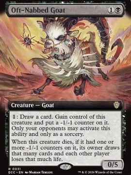 Oft-Nabbed Goat (Extended Art) (ECC-031) - Commander: Lorwyn Eclipsed