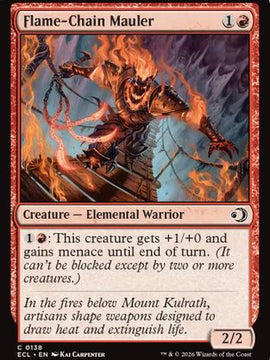 Flame-Chain Mauler (ECL-138) - Lorwyn Eclipsed
