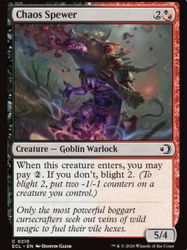 Chaos Spewer (ECL-210) - Lorwyn Eclipsed