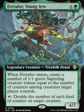 Ferrafor, Young Yew (Extended Art) (ECC-036) - Commander: Lorwyn Eclipsed