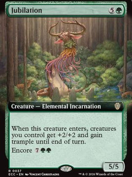 Jubilation (Extended Art) (ECC-037) - Commander: Lorwyn Eclipsed