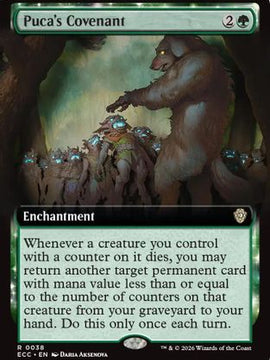Puca's Covenant (Extended Art) (ECC-038) - Commander: Lorwyn Eclipsed