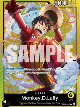 Monkey.D.Luffy (001) (ST29-001) - Starter Deck 29: Egghead Foil
