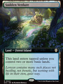 Sodden Verdure (Extended Art) (ECC-044) - Commander: Lorwyn Eclipsed