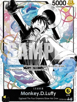 Monkey.D.Luffy (001) (Parallel) (ST29-001) - Starter Deck 29: Egghead Foil