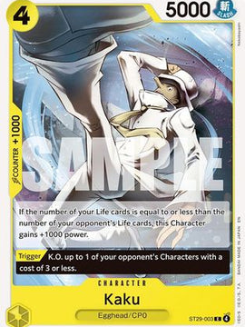 Kaku (ST29-003) - Starter Deck 29: Egghead
