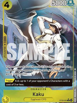 Kaku (Full Art) (ST29-003) - Starter Deck 29: Egghead Foil