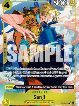 Sanji (Full Art) (ST29-004) - Starter Deck 29: Egghead Foil