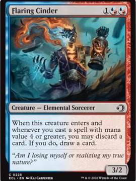 Flaring Cinder (ECL-225) - Lorwyn Eclipsed