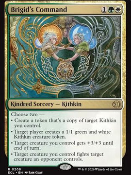 Brigid's Command (ECL-208) - Lorwyn Eclipsed