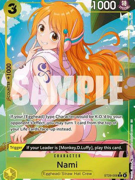 Nami (Full Art) (ST29-008) - Starter Deck 29: Egghead Foil