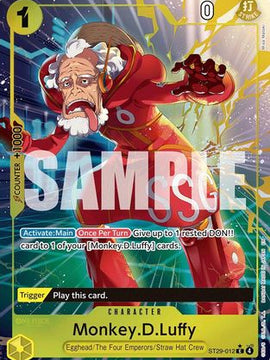 Monkey.D.Luffy (012) (Full Art) (ST29-012) - Starter Deck 29: Egghead Foil