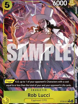 Rob Lucci (Full Art) (ST29-013) - Starter Deck 29: Egghead Foil