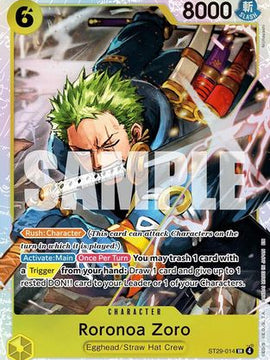 Roronoa Zoro (ST29-014) - Starter Deck 29: Egghead Foil