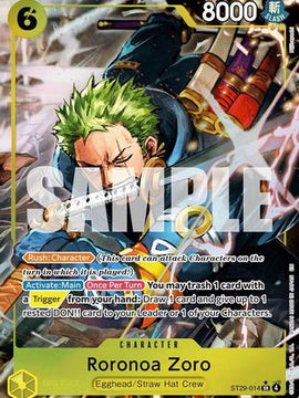 Roronoa Zoro (Full Art) (ST29-014) - Starter Deck 29: Egghead Foil