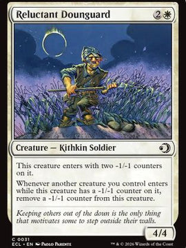 Reluctant Dounguard (ECL-031) - Lorwyn Eclipsed Foil