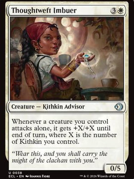 Thoughtweft Imbuer (ECL-038) - Lorwyn Eclipsed Foil