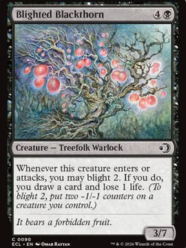 Blighted Blackthorn (ECL-090) - Lorwyn Eclipsed