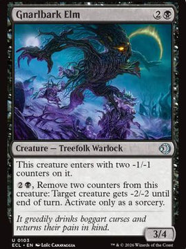 Gnarlbark Elm (ECL-103) - Lorwyn Eclipsed Foil