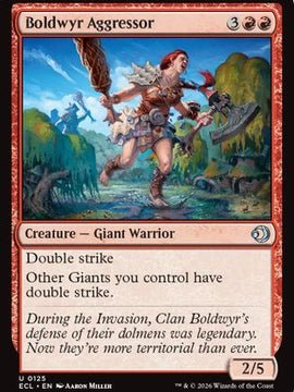 Boldwyr Aggressor (ECL-125) - Lorwyn Eclipsed Foil