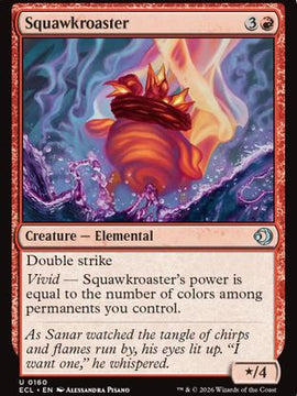 Squawkroaster (ECL-160) - Lorwyn Eclipsed Foil