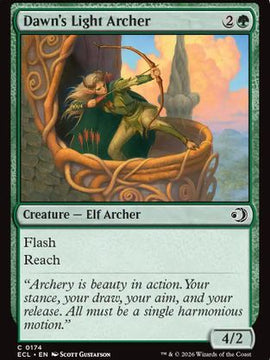 Dawn's Light Archer (ECL-174) - Lorwyn Eclipsed