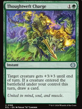 Thoughtweft Charge (ECL-198) - Lorwyn Eclipsed Foil