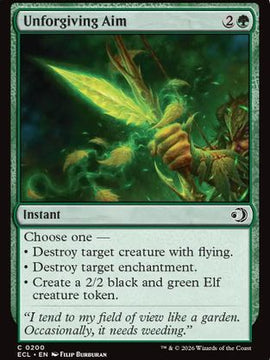 Unforgiving Aim (ECL-200) - Lorwyn Eclipsed Foil
