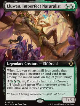 Lluwen, Imperfect Naturalist (Extended Art) (ECL-375) - Lorwyn Eclipsed