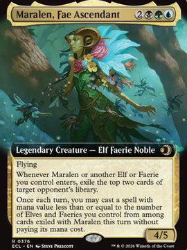 Maralen, Fae Ascendant (Extended Art) (ECL-376) - Lorwyn Eclipsed