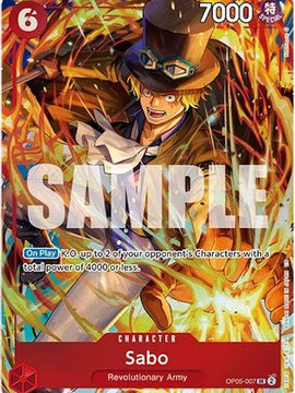 Sabo (Illustration Box Vol.5) (OP05-007) - One Piece Promotion Cards Foil