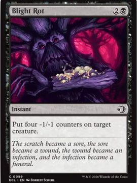 Blight Rot (ECL-089) - Lorwyn Eclipsed