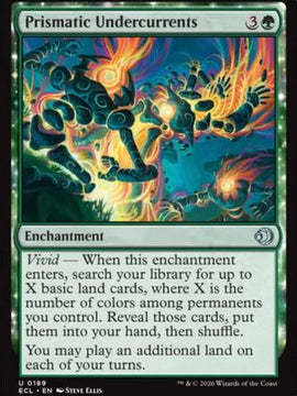 Prismatic Undercurrents (ECL-189) - Lorwyn Eclipsed Foil