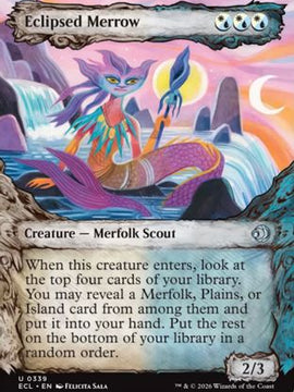 Eclipsed Merrow (Showcase) (ECL-339) - Lorwyn Eclipsed Foil
