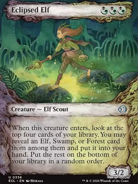 Eclipsed Elf (Showcase) (ECL-336) - Lorwyn Eclipsed
