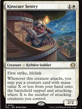 Kinscaer Sentry (ECL-022) - Lorwyn Eclipsed Foil