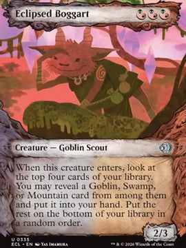 Eclipsed Boggart (Showcase) (ECL-335) - Lorwyn Eclipsed