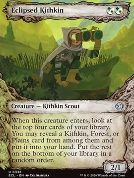 Eclipsed Kithkin (Showcase) (ECL-338) - Lorwyn Eclipsed