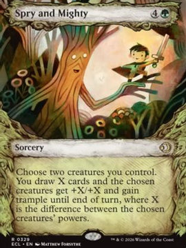 Spry and Mighty (Showcase) (ECL-329) - Lorwyn Eclipsed Foil