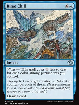 Rime Chill (ECL-064) - Lorwyn Eclipsed Foil