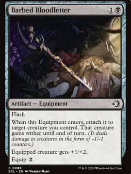 Barbed Bloodletter (ECL-086) - Lorwyn Eclipsed