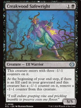 Creakwood Safewright (ECL-096) - Lorwyn Eclipsed Foil