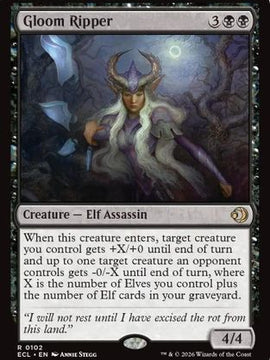 Gloom Ripper (ECL-102) - Lorwyn Eclipsed Foil